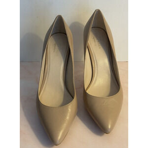 Cole Haana Signature Beige Pumps Leather Heels Size 8C